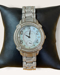 Judith Ripka Sterling & Diamonique Sub-Dial Bracelet Watch - Pre-Loved
