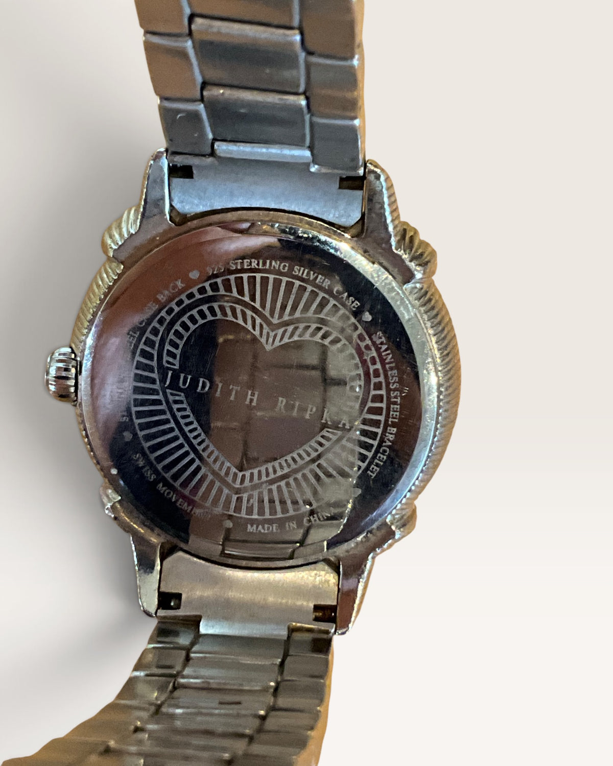 Judith Ripka Sterling & Diamonique Sub-Dial Bracelet Watch - Pre-Loved
