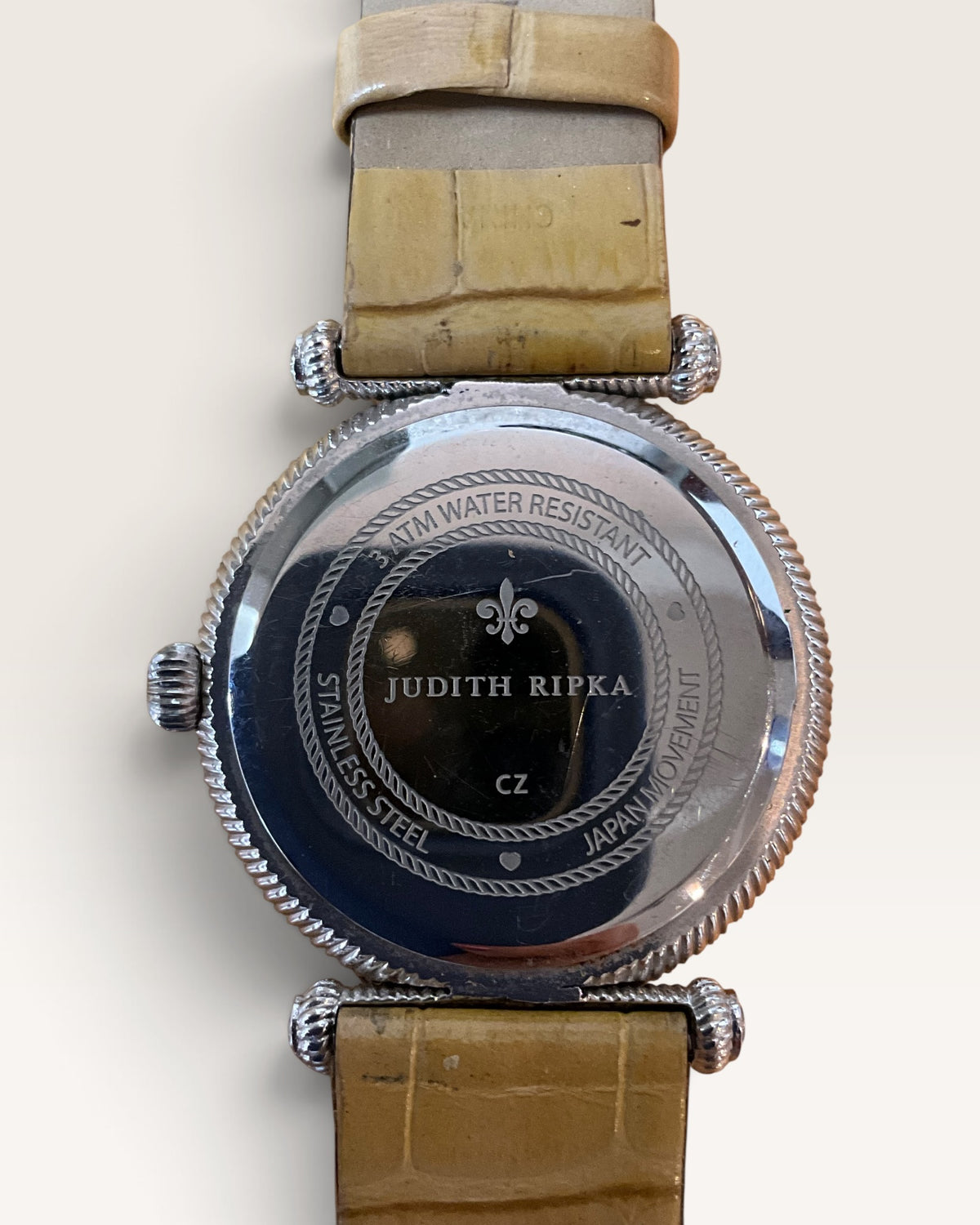 Judith Ripka Parisian Cubic Zirconia & Stainless Steel Watch - Pre-Loved