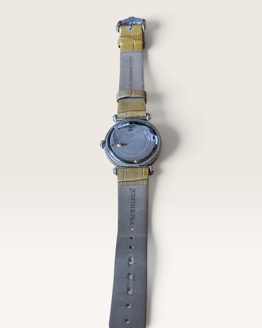 Judith Ripka Parisian Cubic Zirconia & Stainless Steel Watch - Pre-Loved