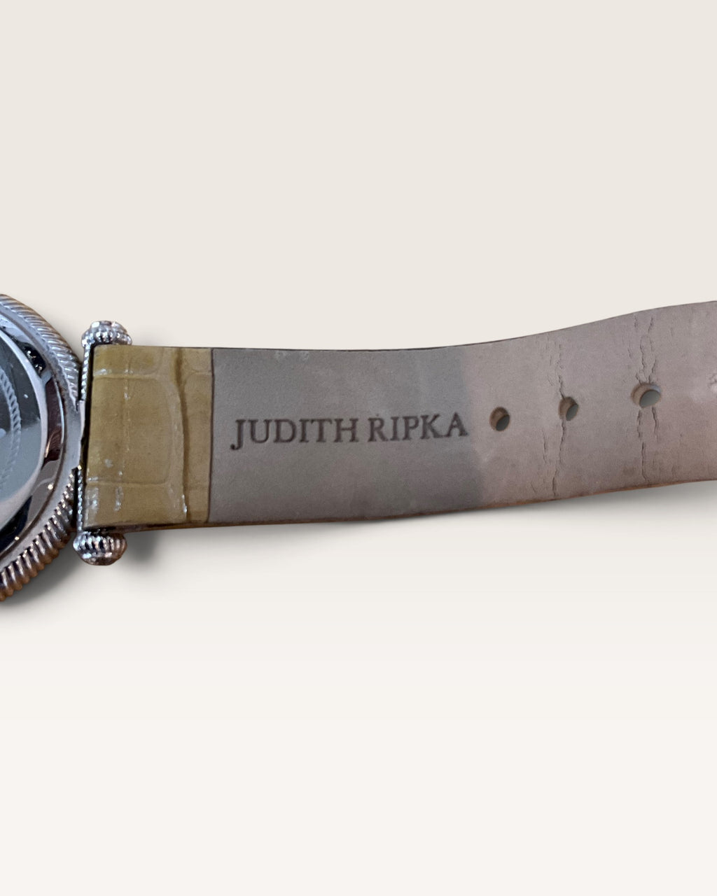 Judith Ripka Parisian Cubic Zirconia & Stainless Steel Watch - Pre-Loved