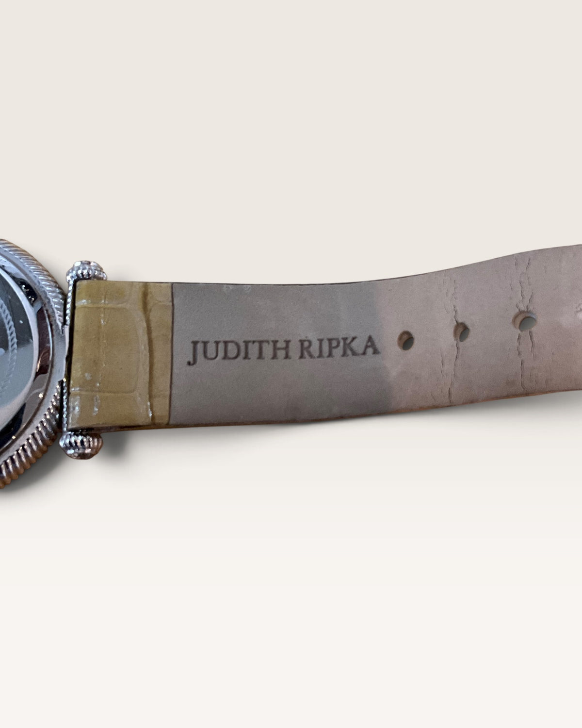 Judith Ripka Parisian Cubic Zirconia & Stainless Steel Watch - Pre-Loved