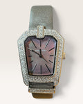 Judith Ripka Deco Crystal Bezel Stainless Steel Watch - Pre-Loved