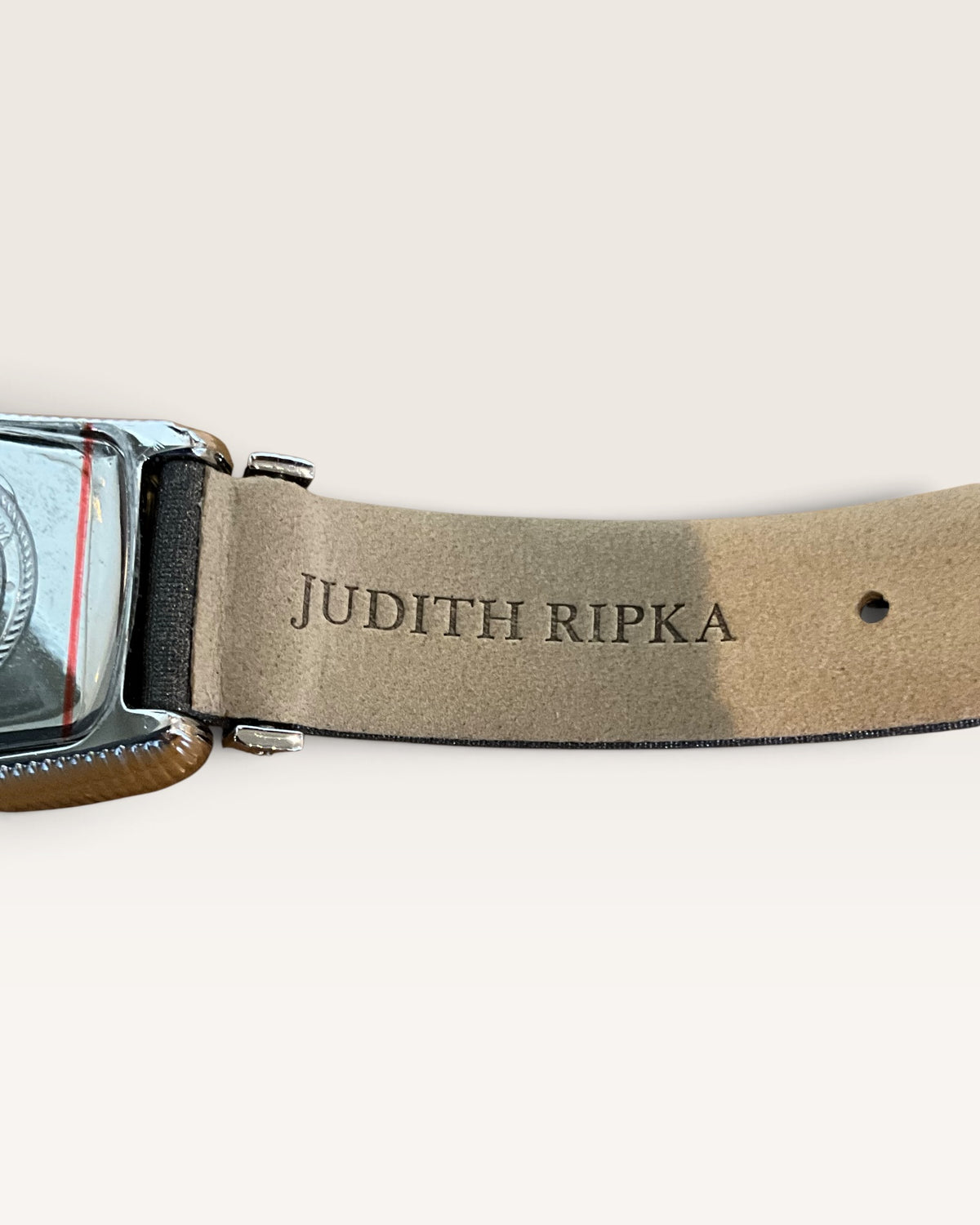 Judith Ripka Deco Crystal Bezel Stainless Steel Watch - Pre-Loved