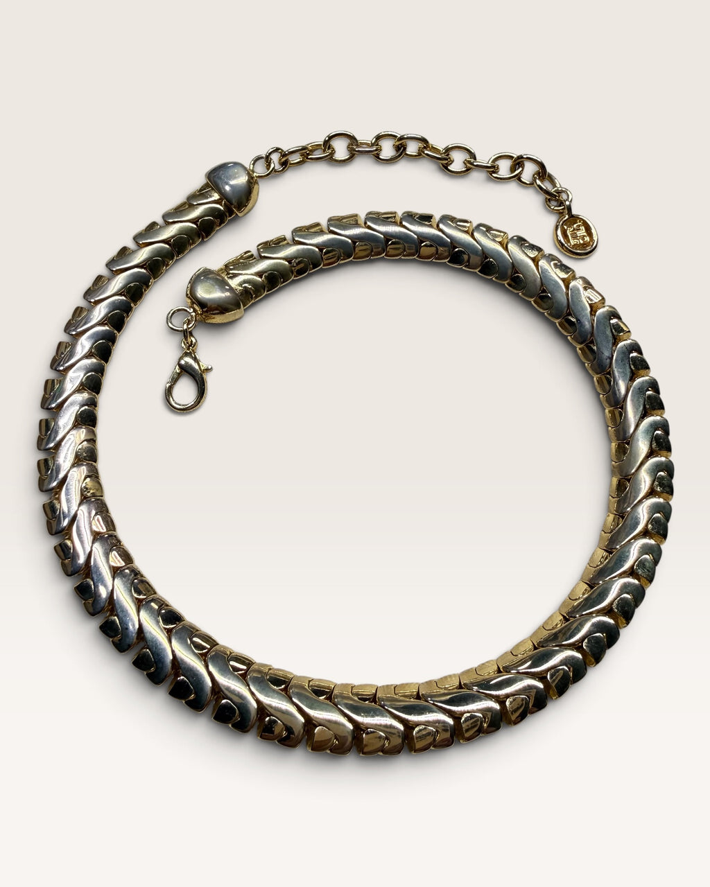 Signed Gold Tone Givenchy Necklace - Pre-Loved
