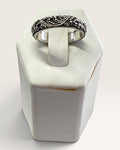 Lois Hill Sterling Silver intricate Band Ting - Pre-Loved