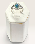 Sterling Silver Aurora Black Opal - Pre-Loved