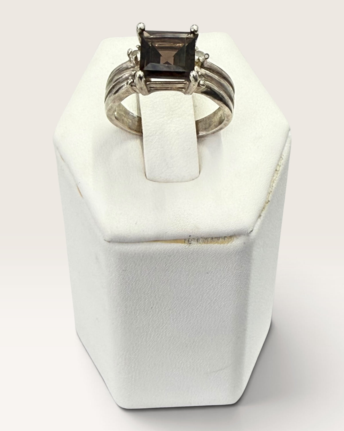 Sterling Silver Smoky Quartz Gemstone Ring