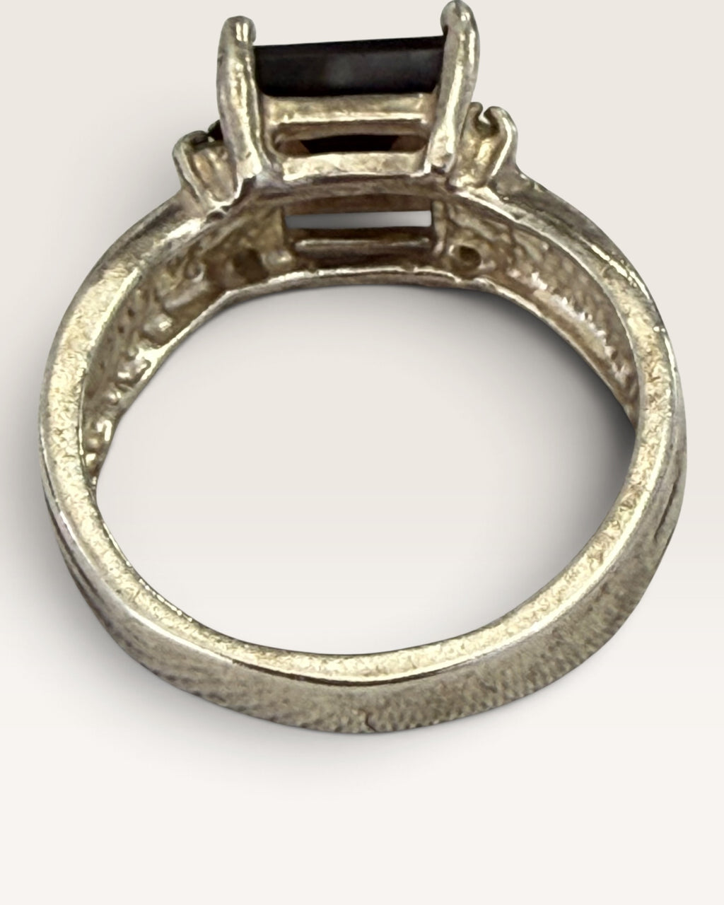 Sterling Silver Smoky Quartz Gemstone Ring