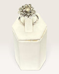 Vintage Sarah Coventry Silver Tone Flower Cluster Ring - Pre-Loved