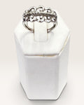 Avon Gold Tone Venetian Lace With Faux Amethyst Stone Ring - Pre-Loved