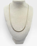 18k Gold Tone Herringbone 18” Chain Necklace - Pre-Loved