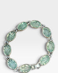 Circa 1920/1930’s Vintage Uranium Depression Glass 7.5” Bracelet - Pre-Loved