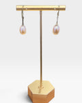 Majorca Sterling Silver 925 Pink Pearl Dangle Earrings - Pre-Loved