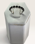 Sterling Silver Black Spinel Gemstone Ring