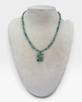 Gold Tone Signed Michal Golan 16-18” Beaded Pendant Necklace - Pre-Loved