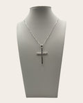 Bling Collection - Dainty Cross Necklace (Sterling)