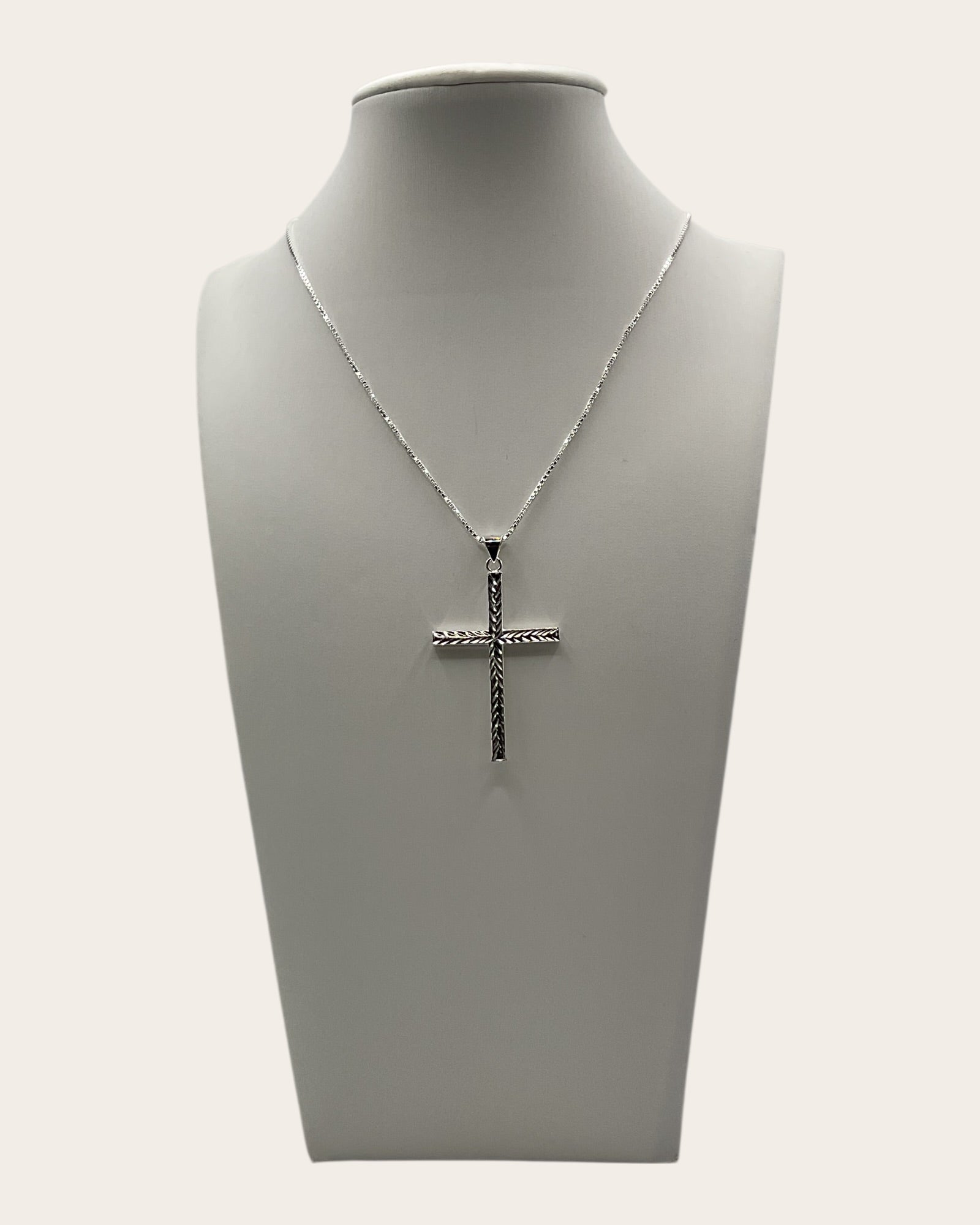 Bling Collection - Dainty Cross Necklace (Sterling)