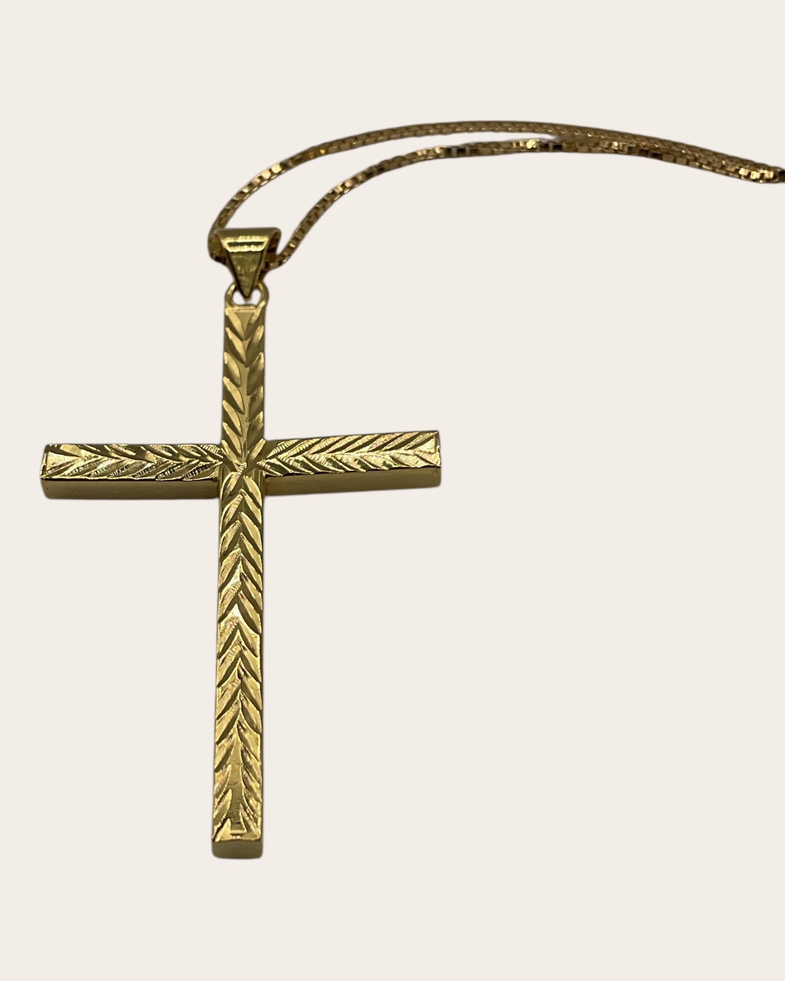 Bling Collection - Dainty Cross Necklace (Sterling)