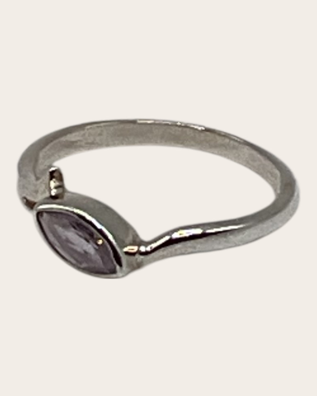 Bling Collection - Amethyst Gemstone Ring (Sterling)
