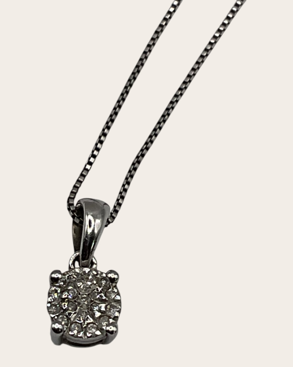 Bling Collection - Dainty Diamond Necklace (Sterling)
