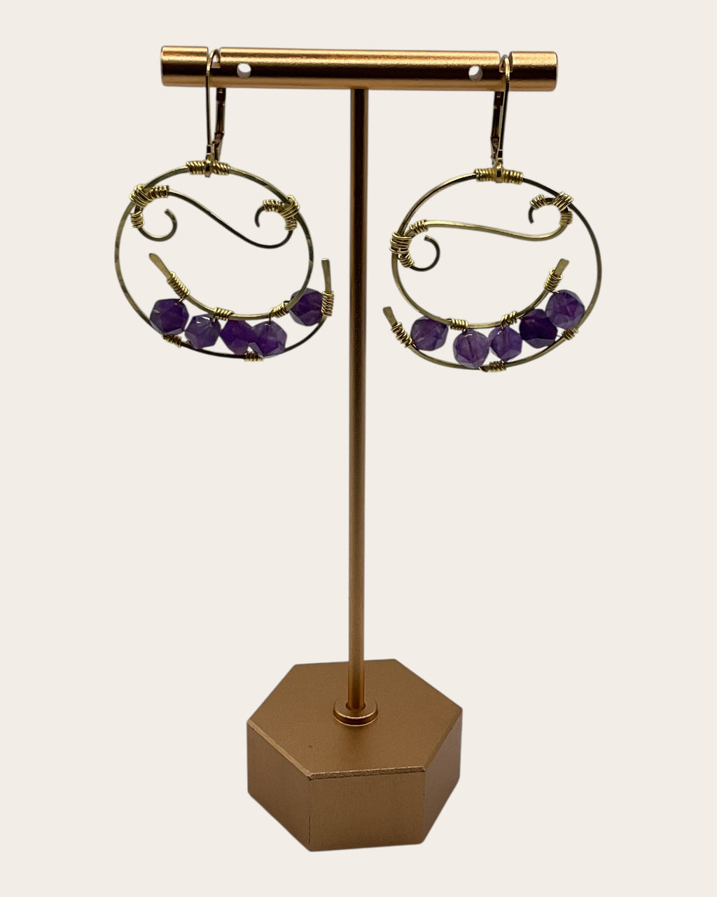 Amethyst Designer Earrings