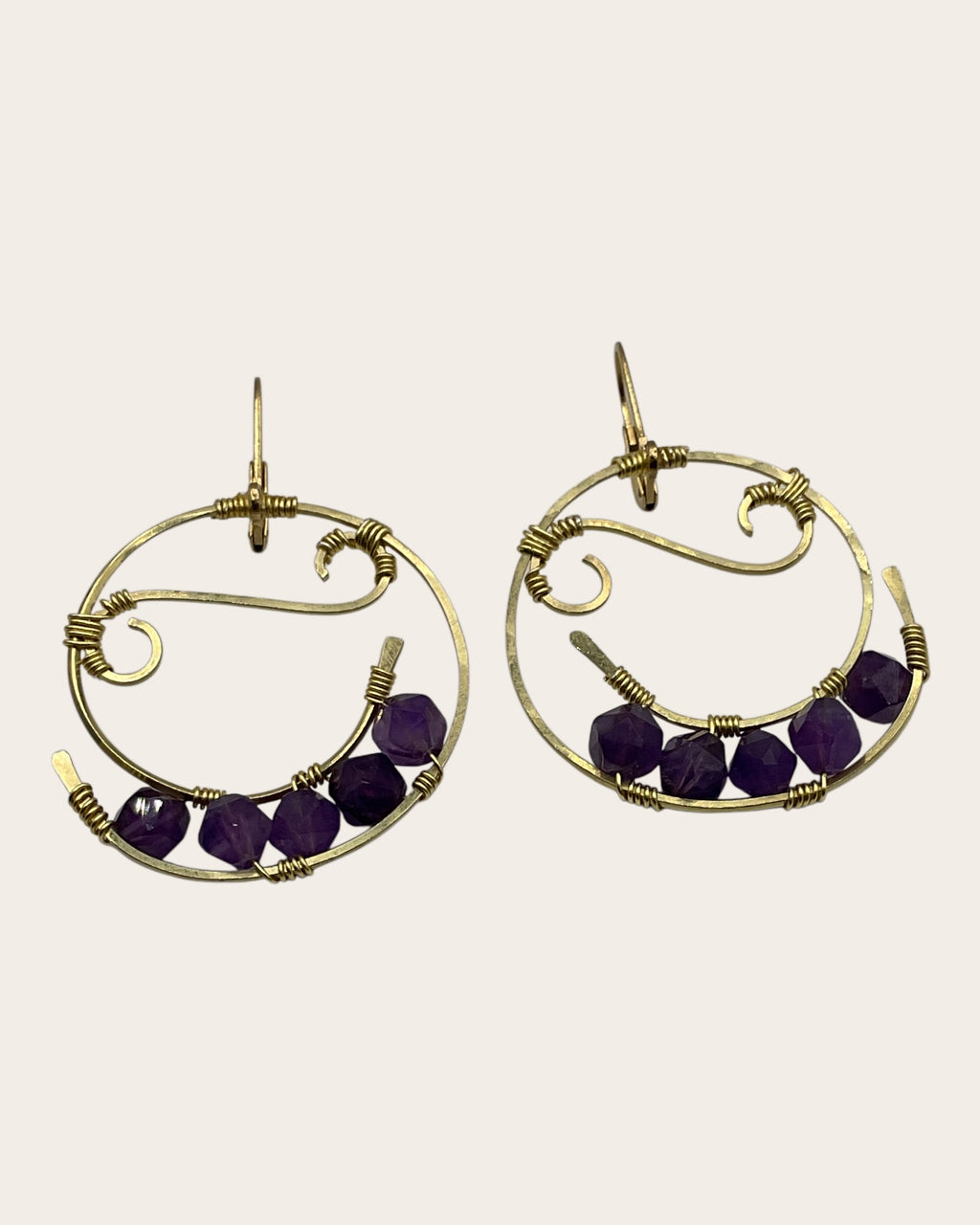 Amethyst Designer Earrings