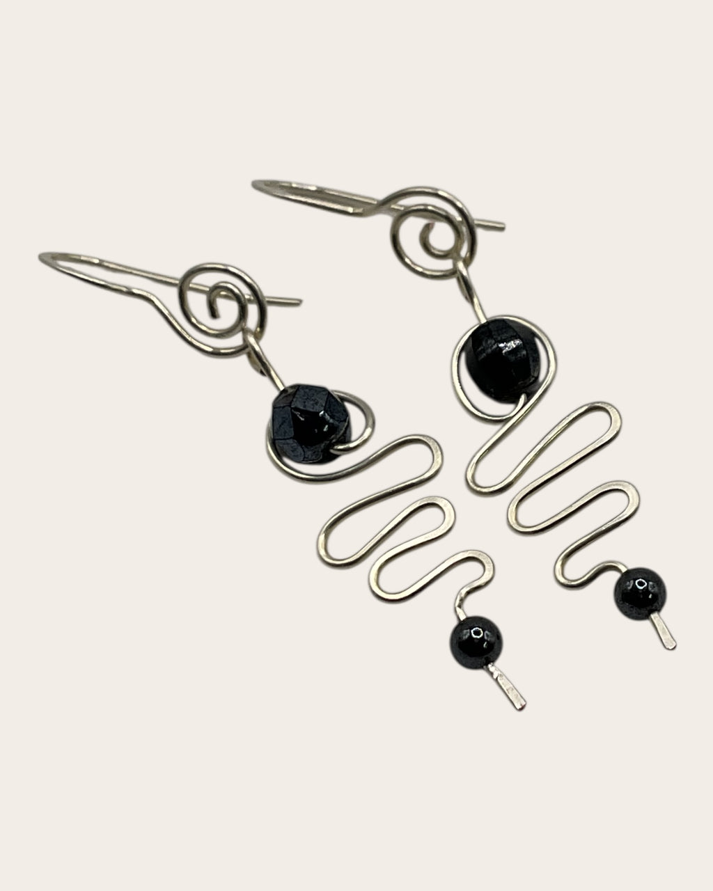 Hematite Designer Earrings