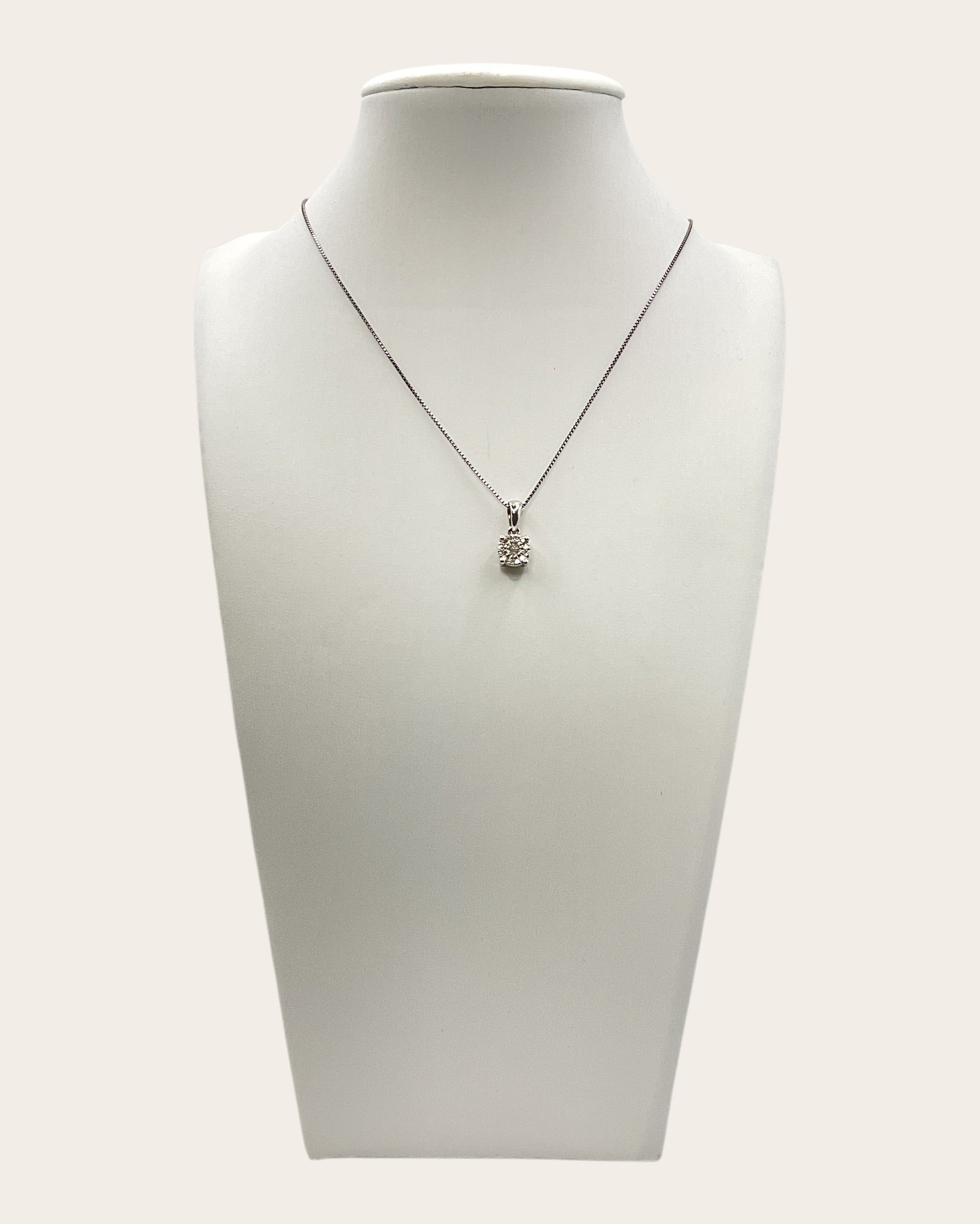 Bling Collection - Dainty Diamond Necklace (Sterling)