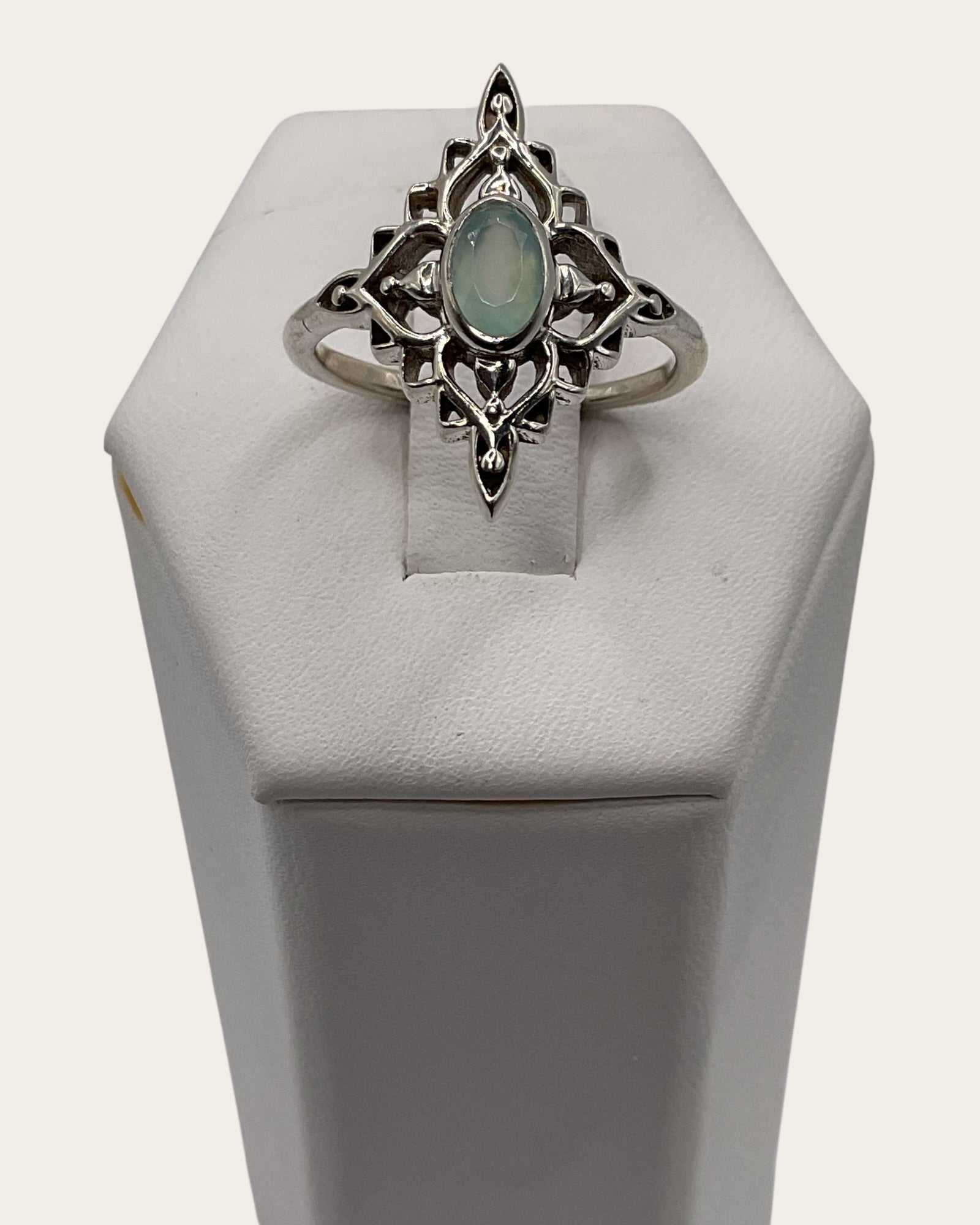 Bling Collection - Calcedony Gemstone Ring (Sterling)