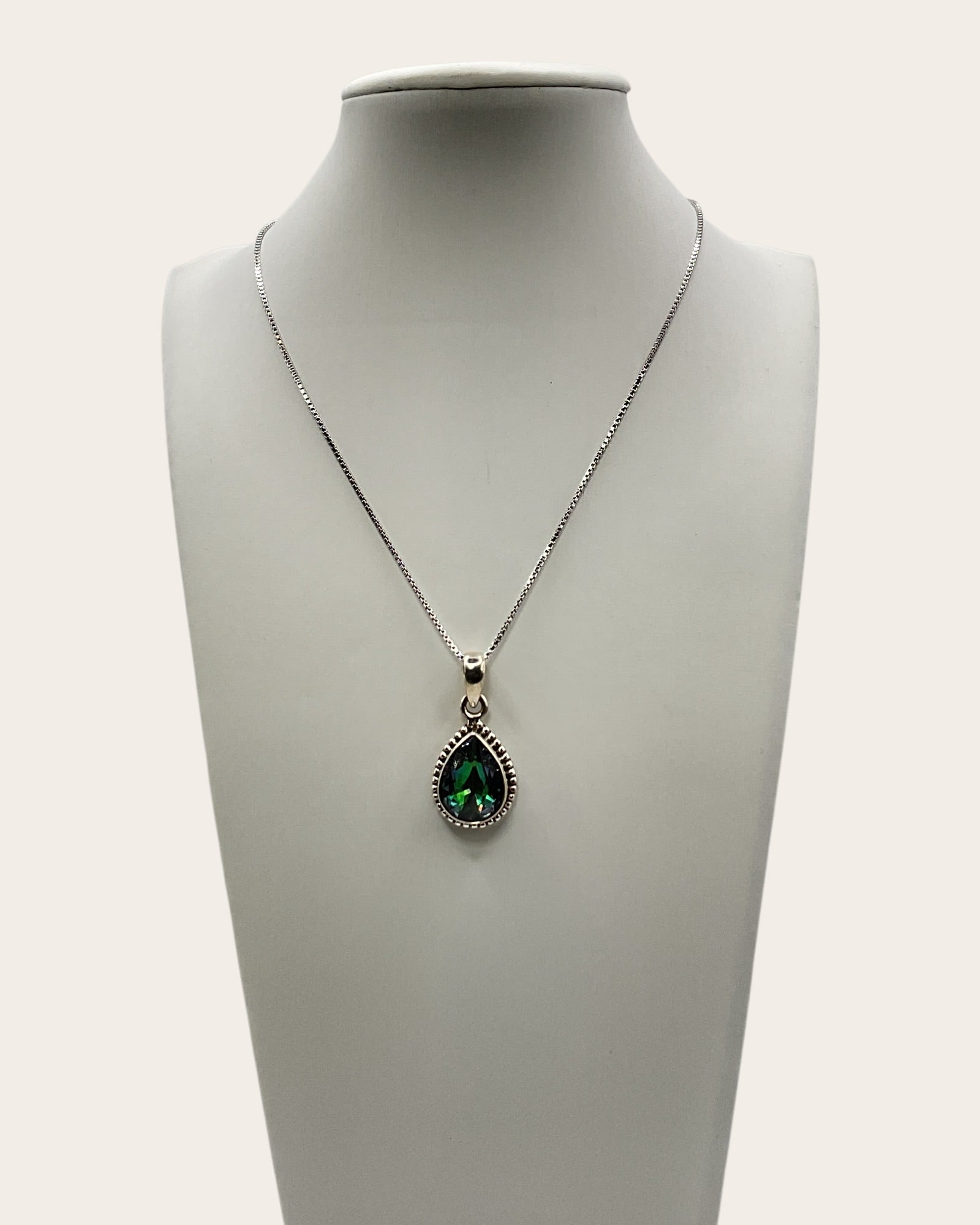 Bling Collection - Dainty Mystic Topaz Necklace (Sterling)