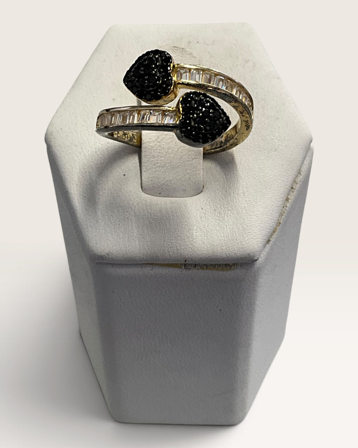 Gold Vermeil Over Sterling Silver Bypass Ring - Pre-Loved