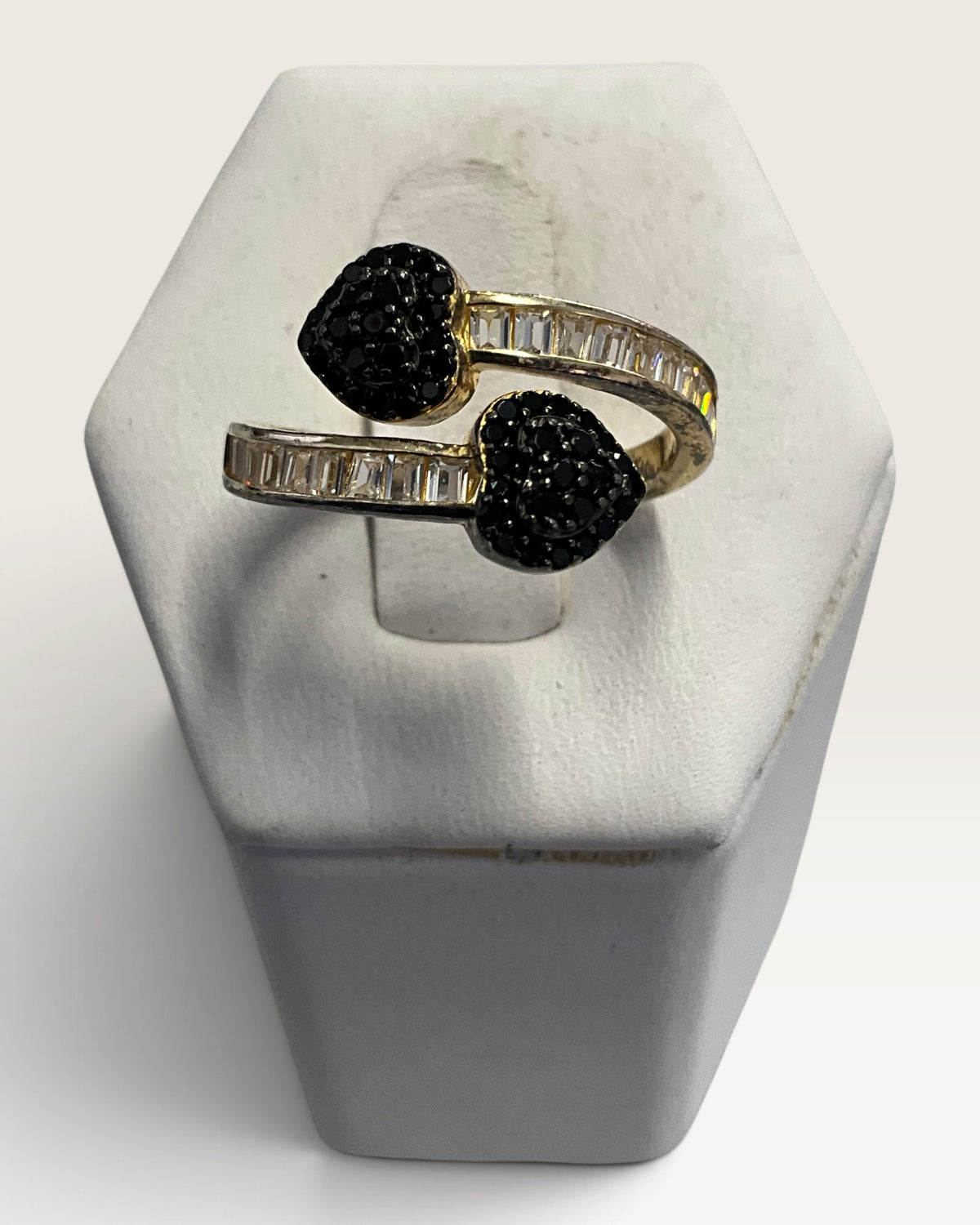 Gold Vermeil Over Sterling Silver Bypass Ring - Pre-Loved