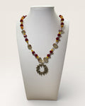 2-Piece Mookite & Garnet Jewelry Set