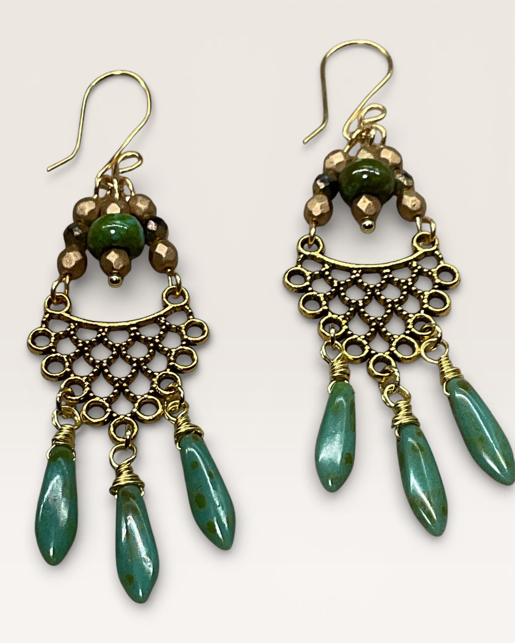 Chalcedony Designer Earrings