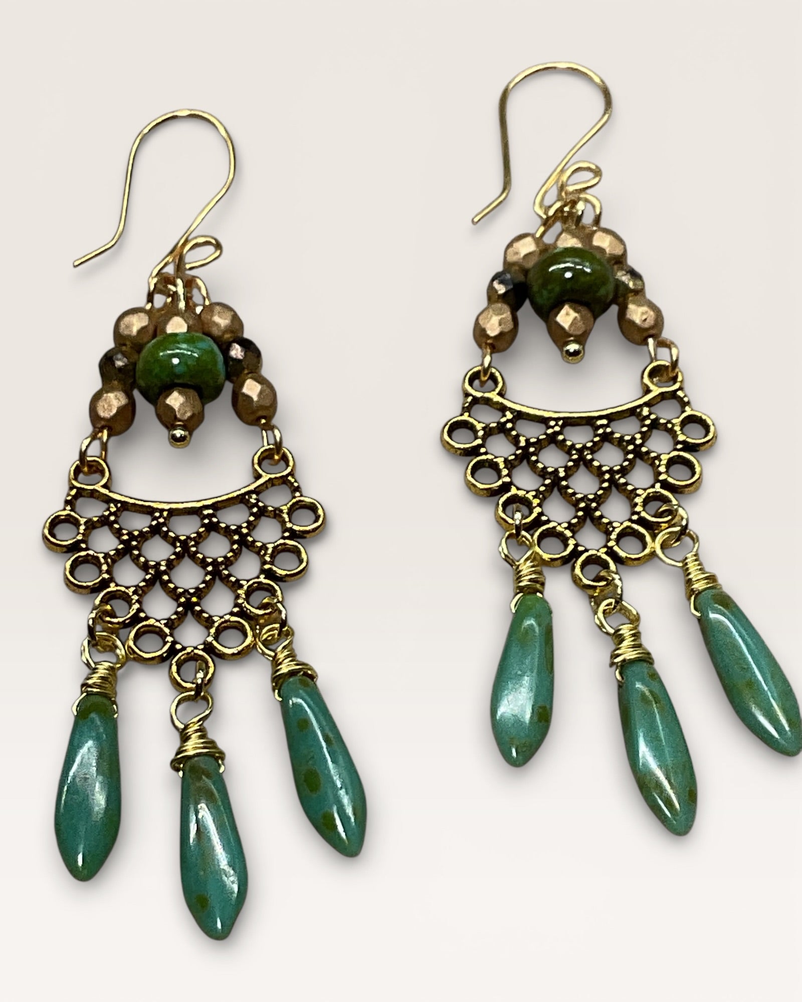 Chalcedony Designer Earrings