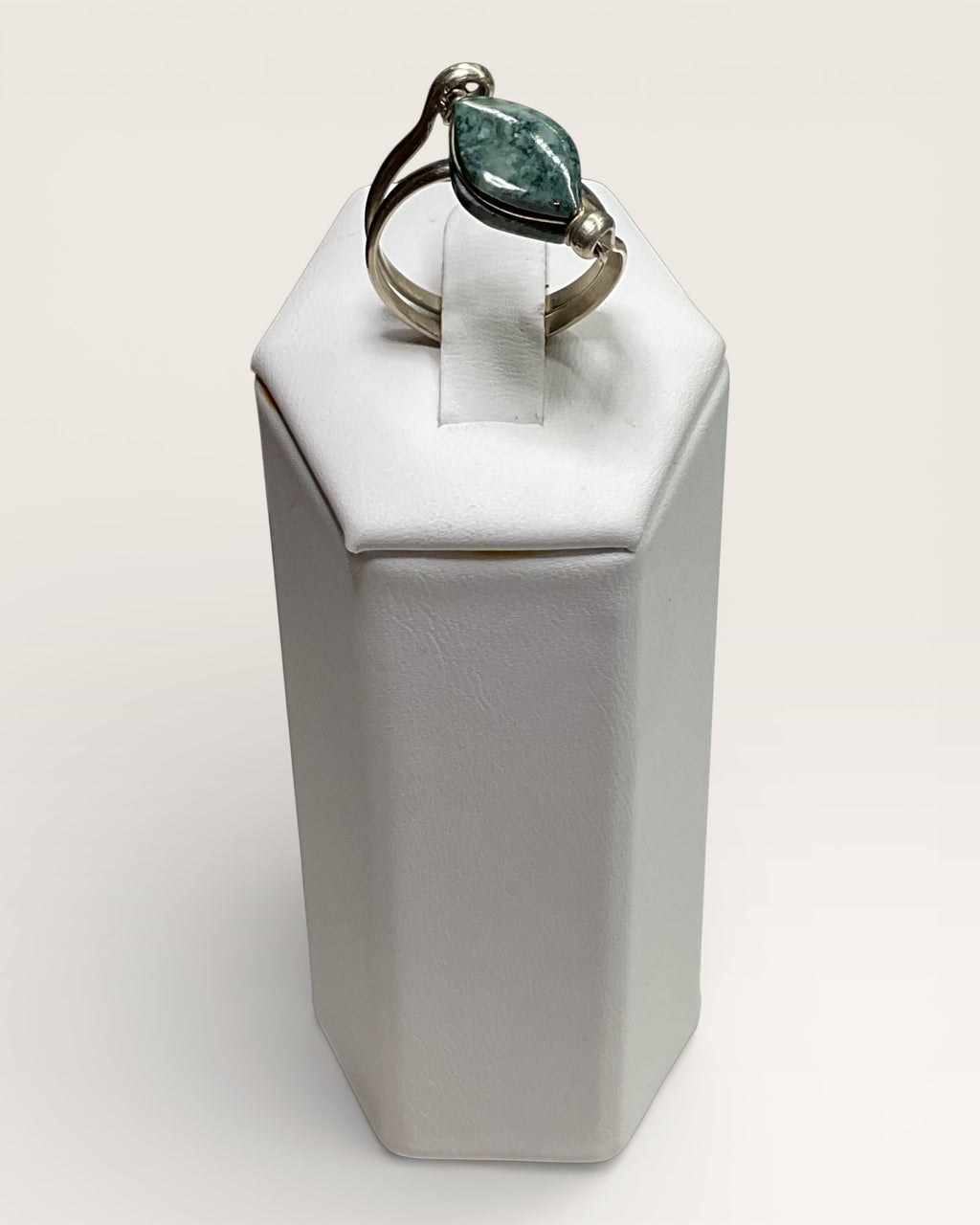 Tree Agate Sterling Silver Ring - Estate Sale (Great Condition)
