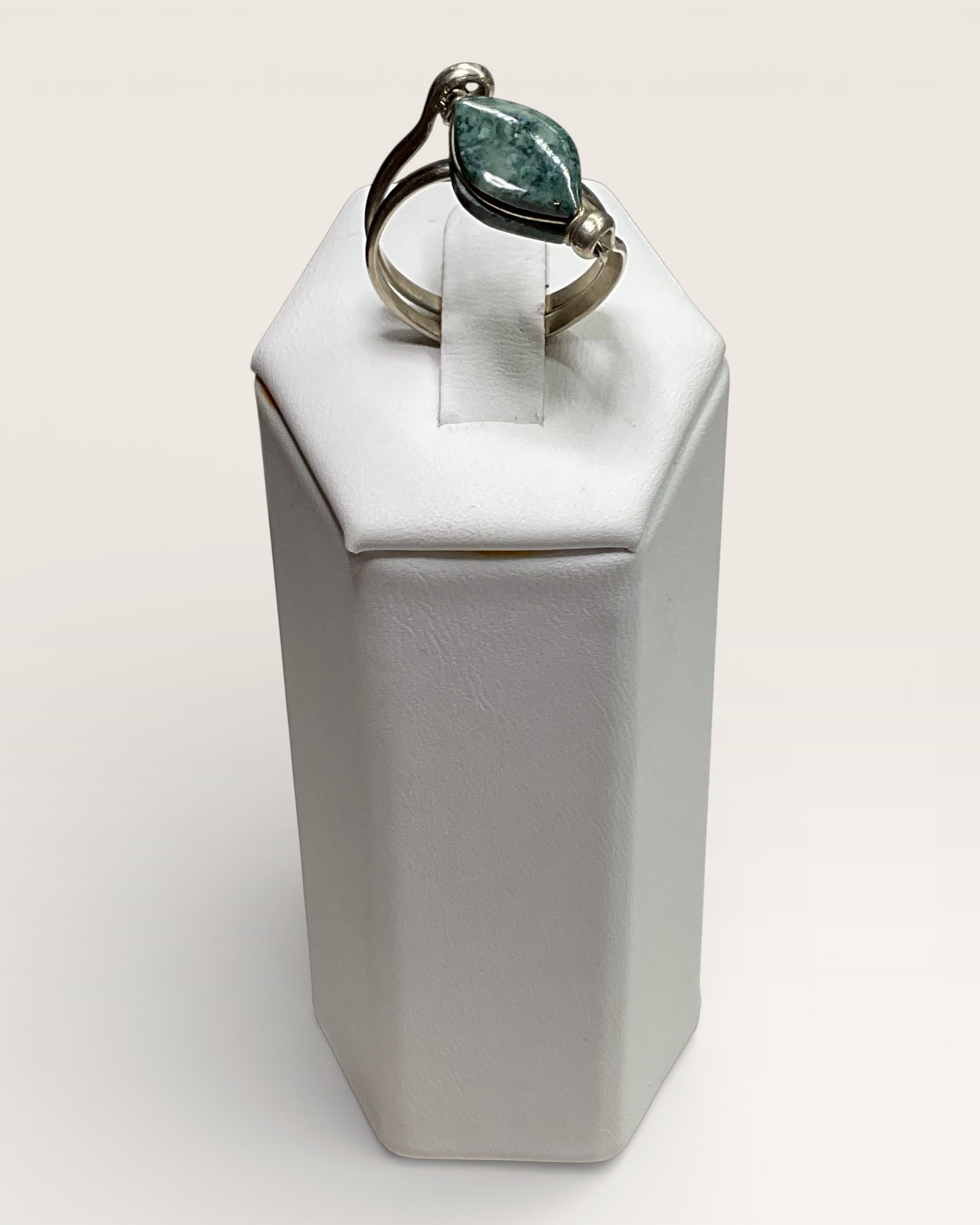 Tree Agate Sterling Silver Ring - Estate Sale (Great Condition)