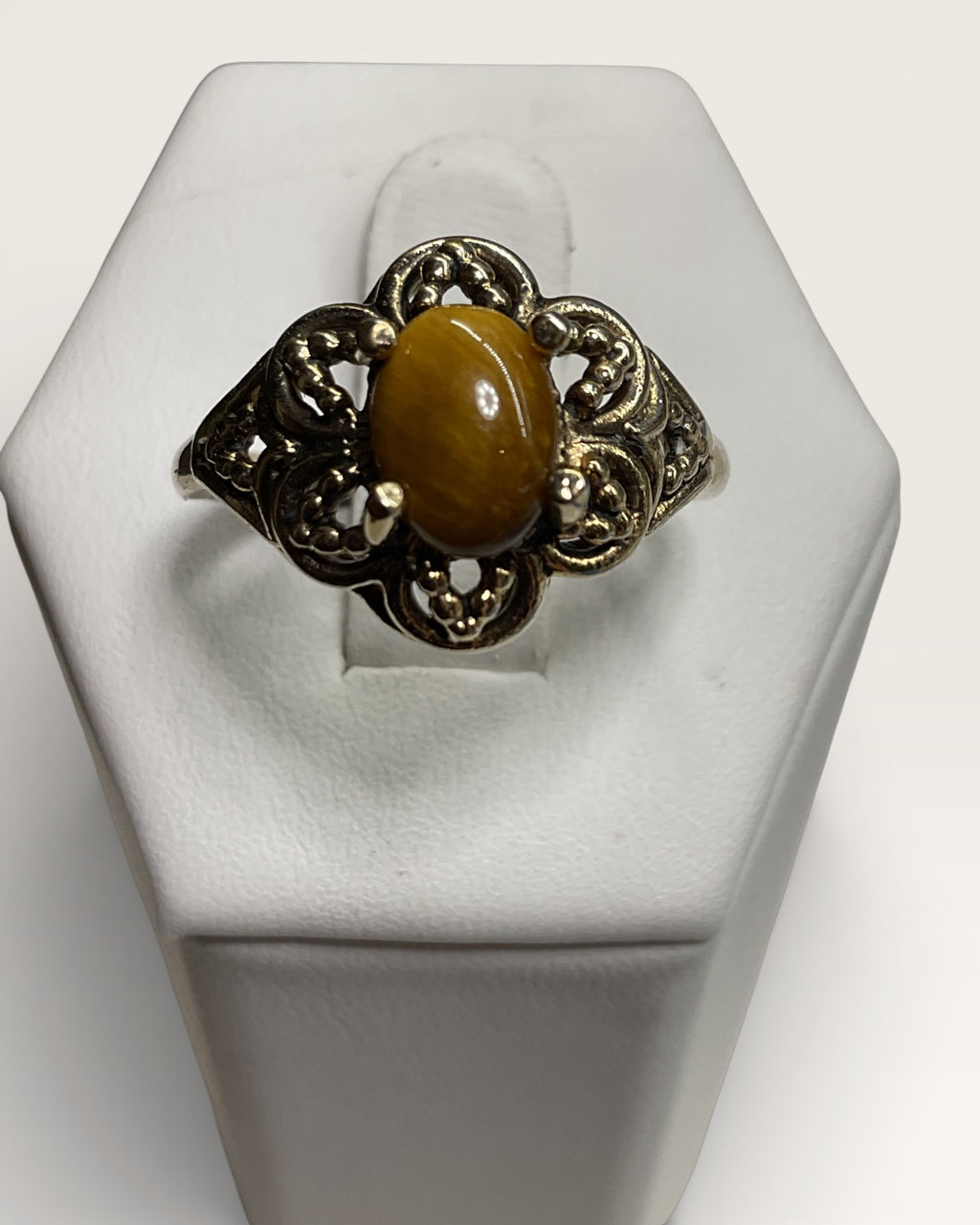 Tiger Eye Gold Filled Ring - Estate Sale (Great Condition)