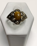 Tiger Eye Gold Filled Ring - Estate Sale (Great Condition)