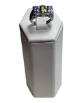 Peridot and Amethyst Sterling Silver Ring - Estate Sale (Great Condition)