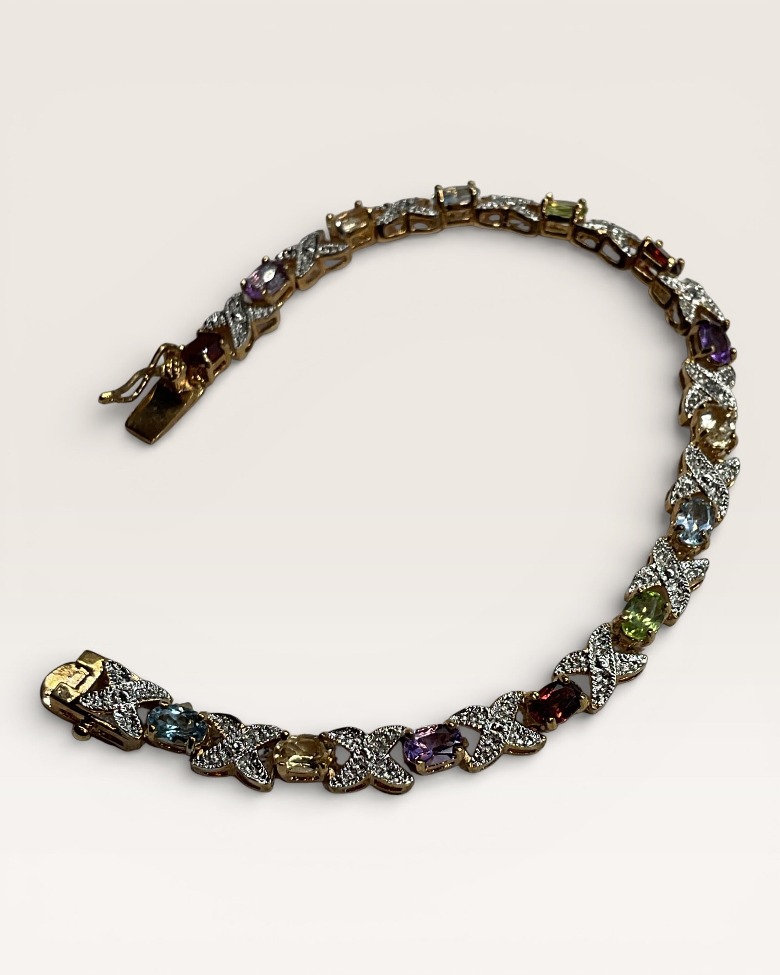 Bling Collection - Dainty Multi Gemstone Bracelet