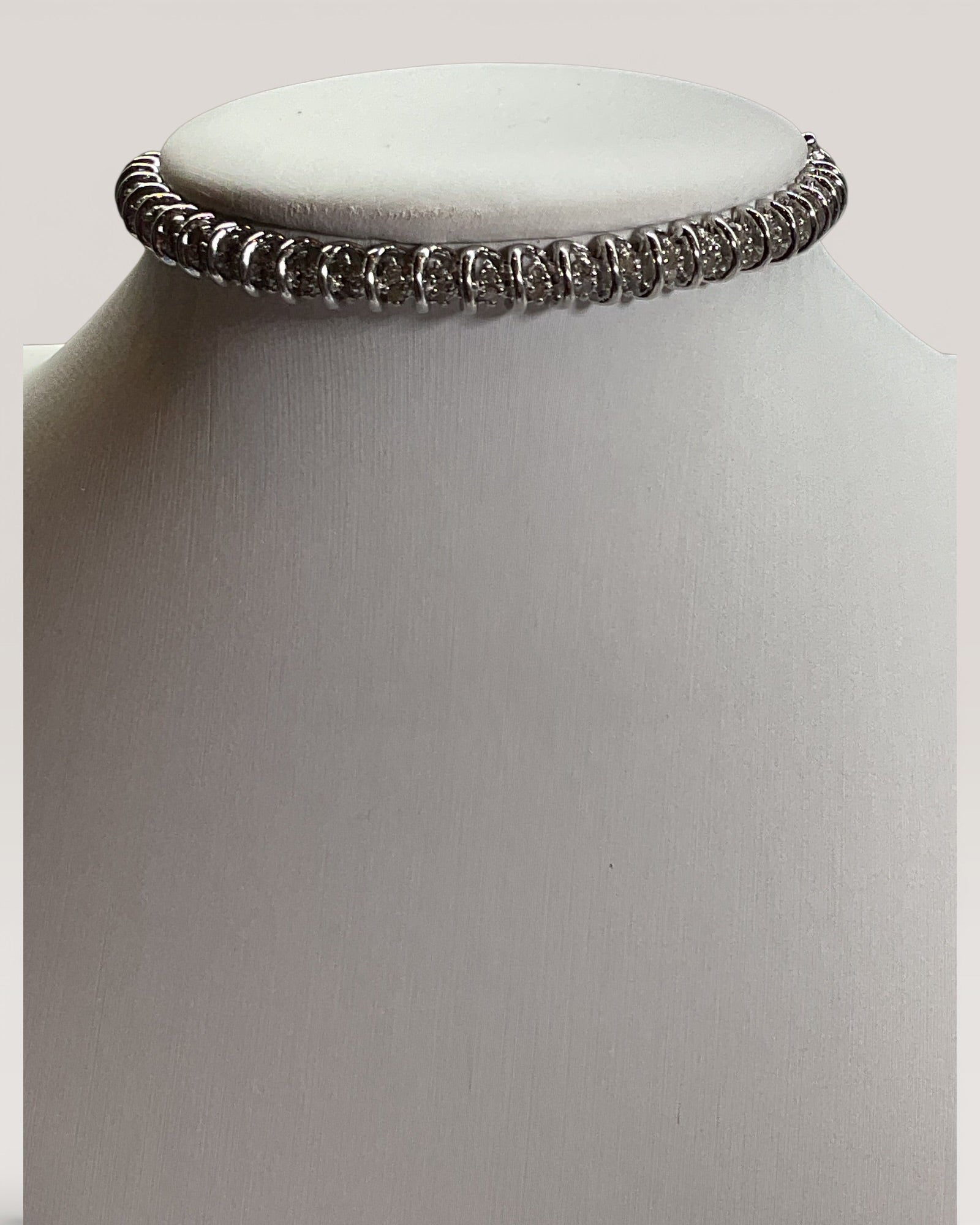 Bling Collection - Diamond Tennis Bracelet (Sterling)
