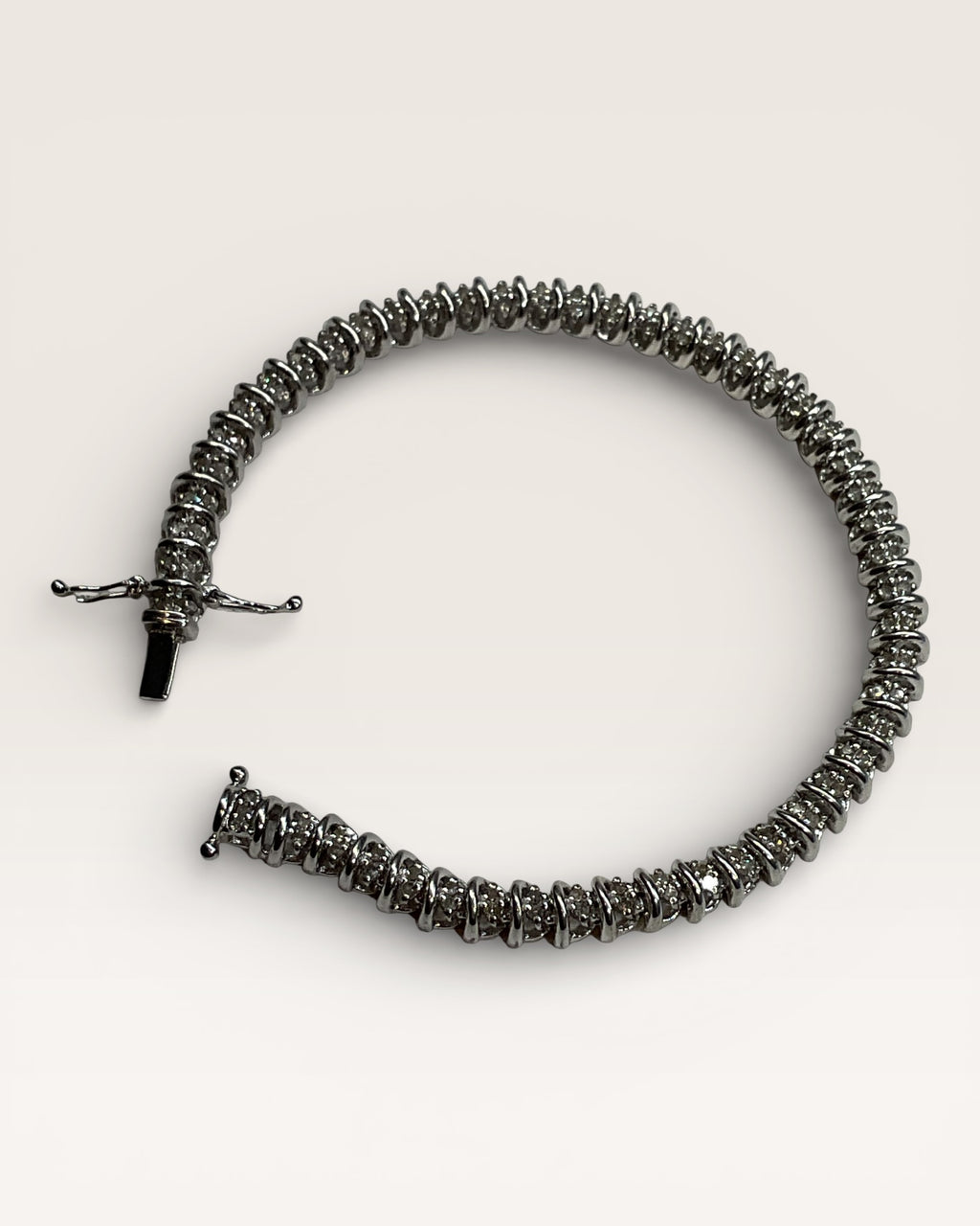 Bling Collection - Diamond Tennis Bracelet (Sterling)