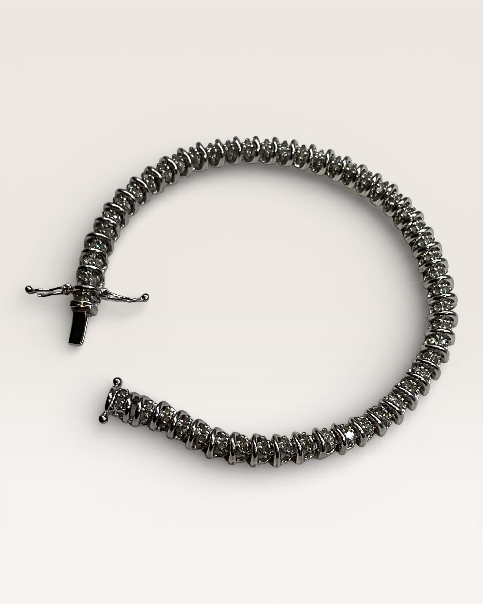 Bling Collection - Diamond Tennis Bracelet (Sterling)