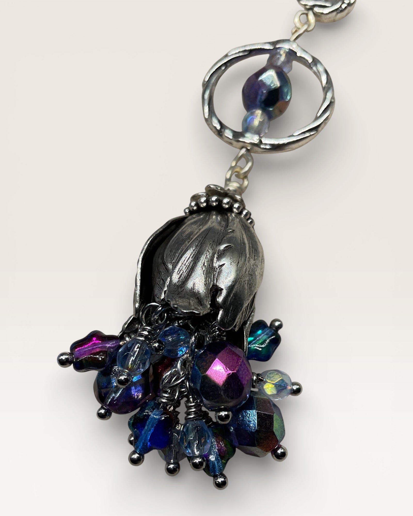 Fire polished Czech Glass Necklace