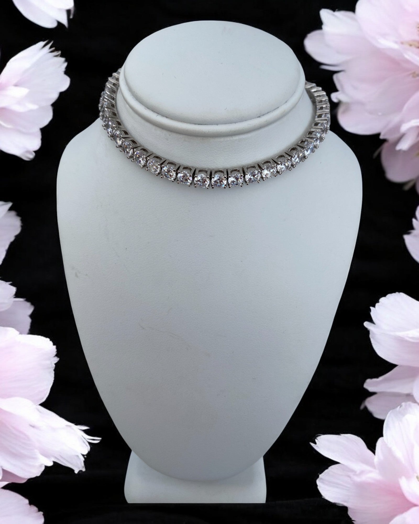 Bling Collection - Cubic Zirconia Tennis Bracelet (Sterling)