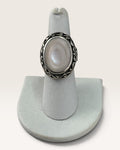 Sterling Silver Mother of Pearl Ring