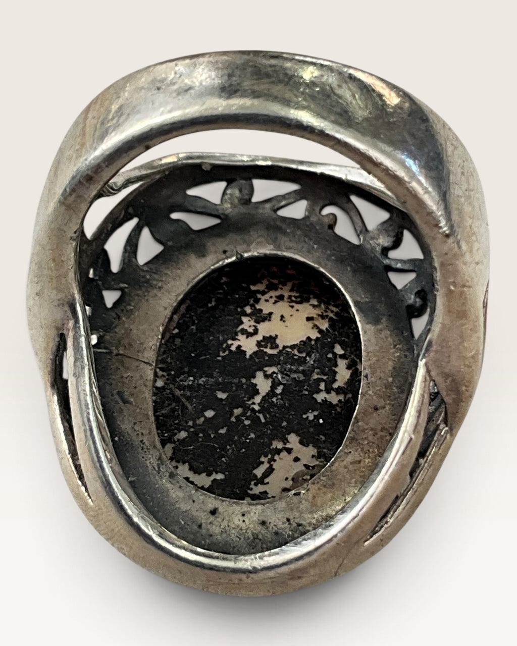 Sterling Silver Mother of Pearl Ring