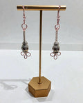 Pink Crystal Designer Earrings